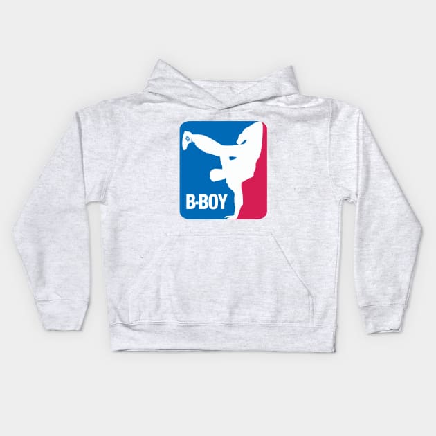 B-Boy Kids Hoodie by mrspaceman